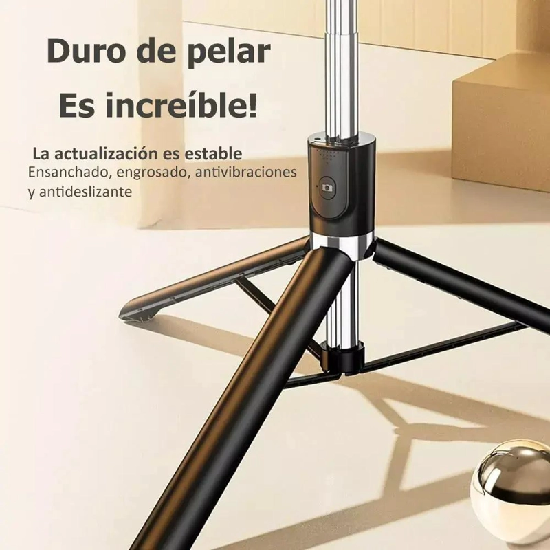 TRIPODE DE PALO SELFIE CON LUZ Y CONTROL BLUETOOTH - 4