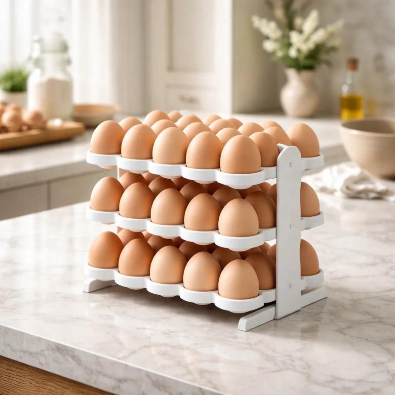 BANDEJA ORGANIZADORA DE HUEVOS PARA 60 UNIDADES - 1