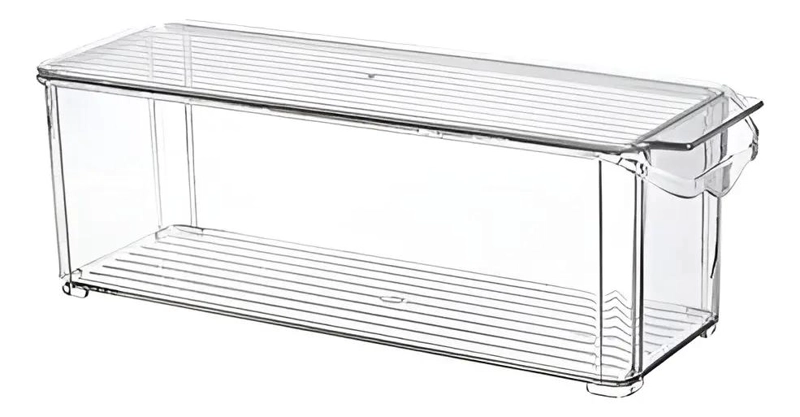 ORGANIZADOR DE ALIMENTOS PARA REFRIGERADOR CON REJILLA ESCURRIDORA - 7