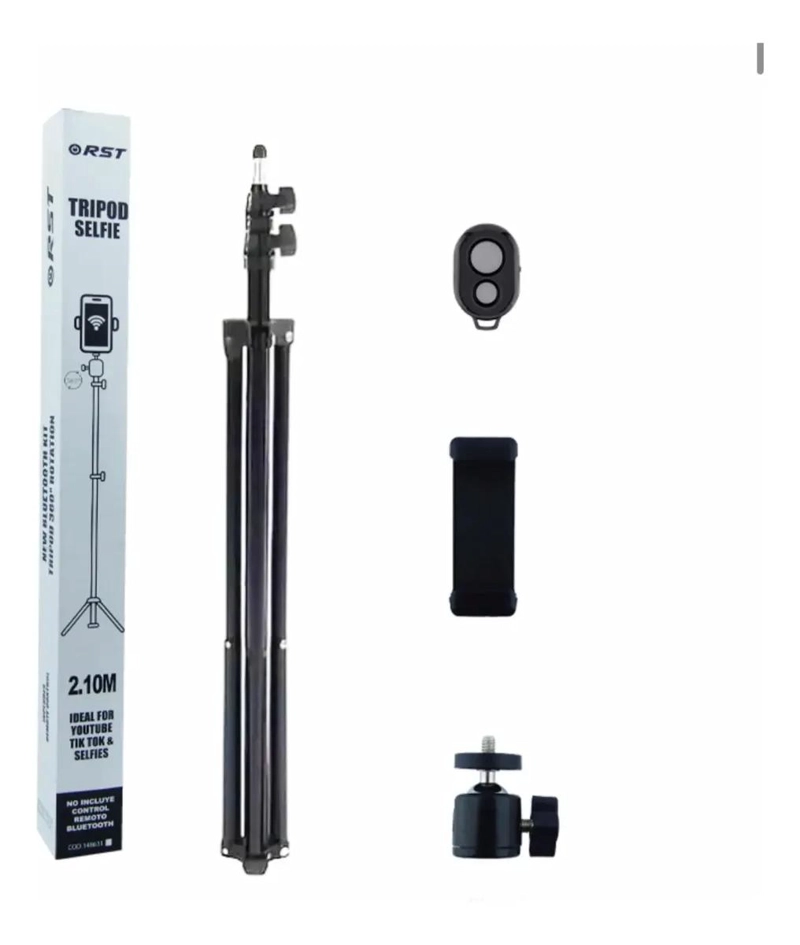 TRIPODE DE 2.10 METROS PARA SMARTPHONE CON CONTROL REMOTO - 4