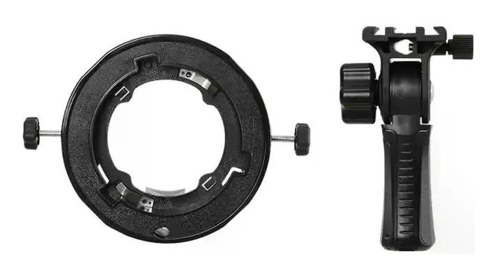 MONTURA PARA 5 FLASHES EN TRIPODE CON ACCESORIOS BOWENS - 3