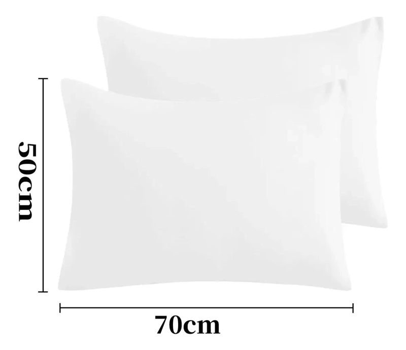 FUNDA DE ALMOHADA BLANCA 600 HILOS SEDA SATE N 100% - 2