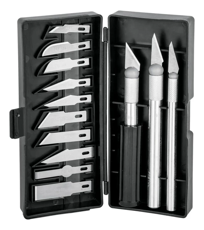 SET DE BISTURI DE 13 PIEZAS PARA TRABAJOS MANUALES - 1