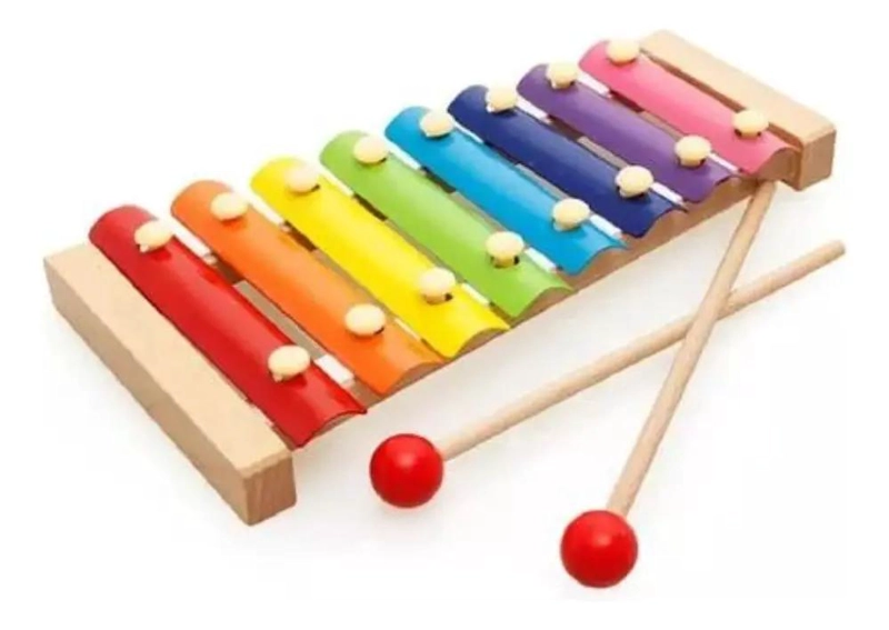 PACK DE 7 INSTRUMENTOS MUSICALES DE MADERA PARA NIÑOS - 3