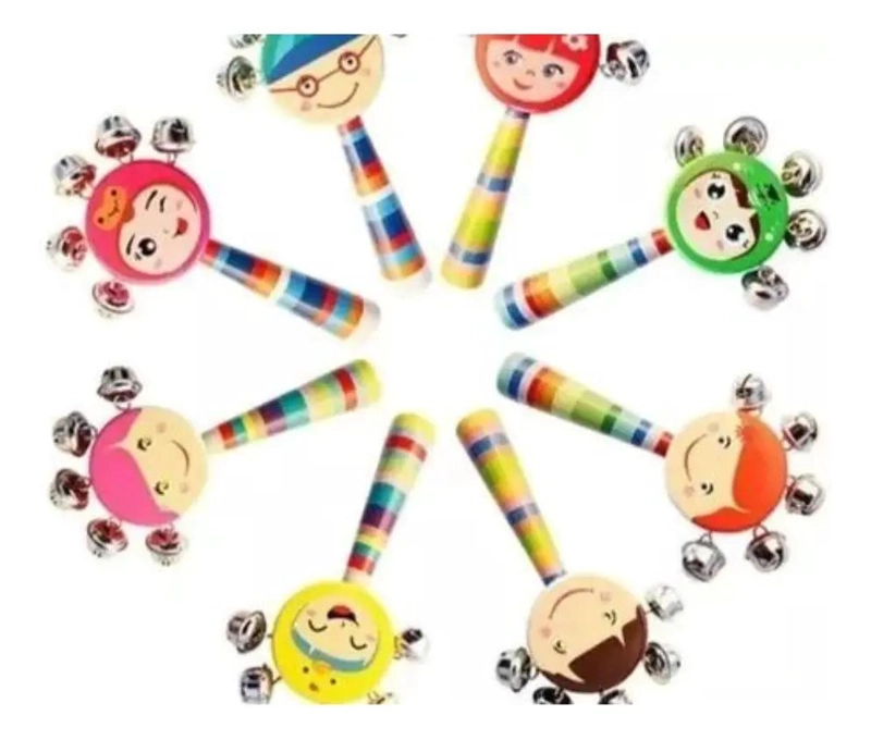 PACK DE 7 INSTRUMENTOS MUSICALES DE MADERA PARA NIÑOS - 7