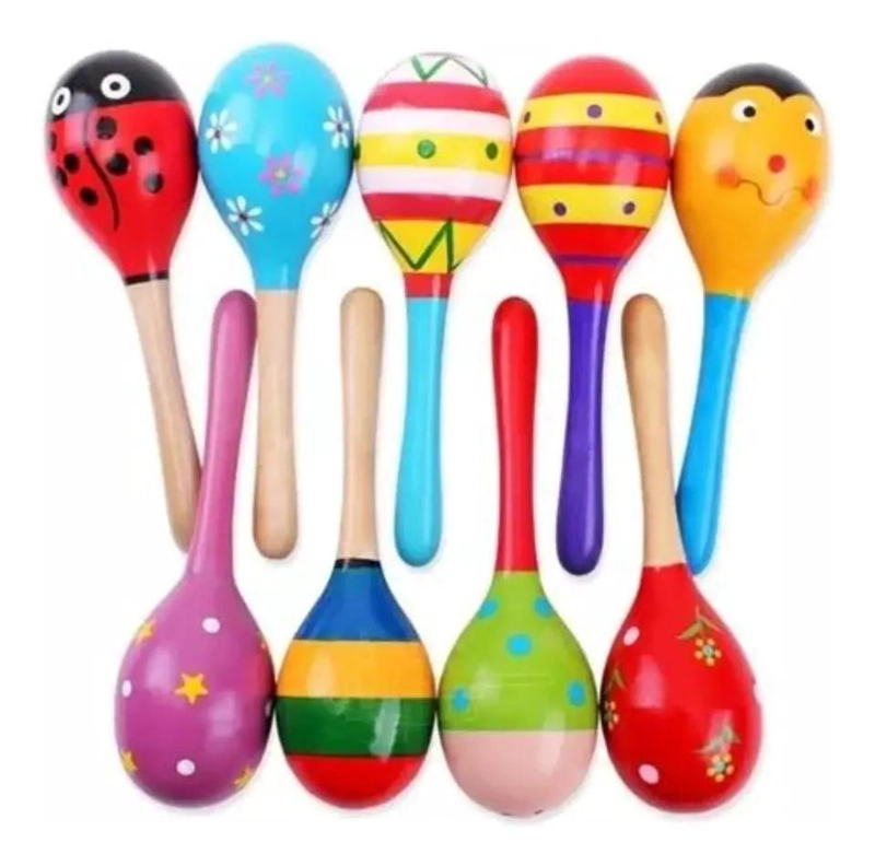 PACK DE 7 INSTRUMENTOS MUSICALES DE MADERA PARA NIÑOS - 9