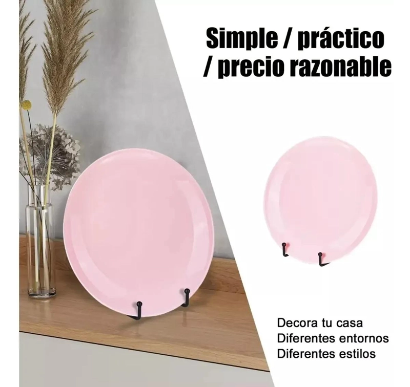 SOPORTE METALICO PARA EXHIBICION DE PLATOS DECORATIVOS - 6
