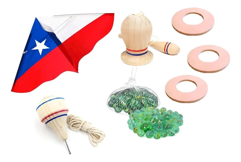 PACK DE JUGUETES TRADICIONALES PARA CELEBRACIONES PATRIAS - 1