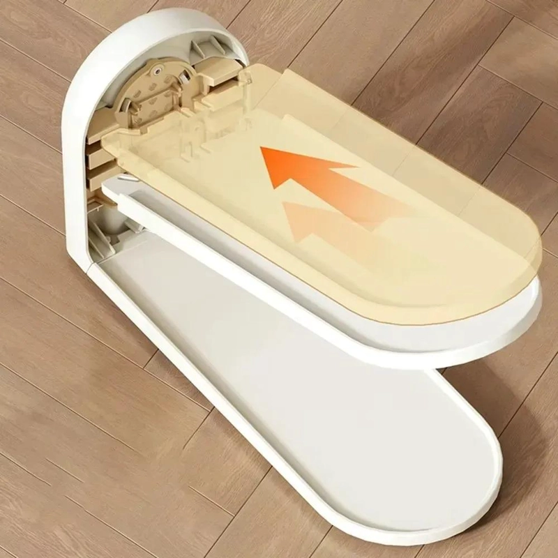 PACK DE 5 ORGANIZADORES DE ZAPATOS AJUSTABLES COLOR BLANCO - 5