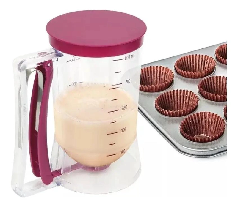 DISPENSADOR PARA MASA CON CAPACIDAD DE 900ML Y MARCAS DE MEDICION - 1