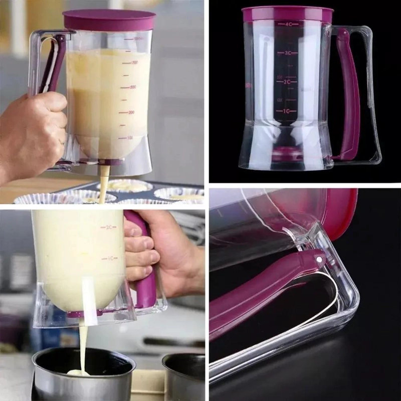 DISPENSADOR PARA MASA CON CAPACIDAD DE 900ML Y MARCAS DE MEDICION - 2