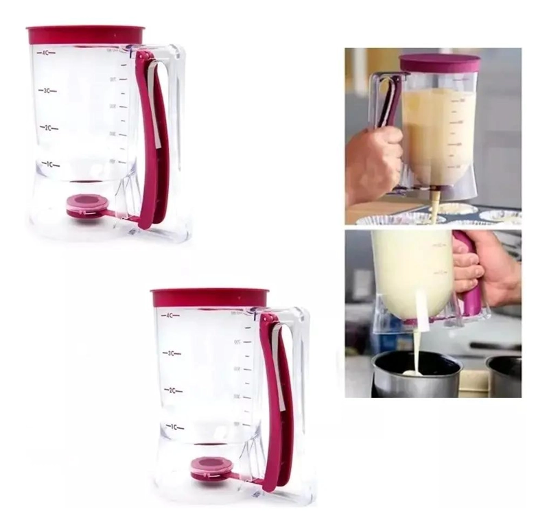 DISPENSADOR PARA MASA CON CAPACIDAD DE 900ML Y MARCAS DE MEDICION - 5
