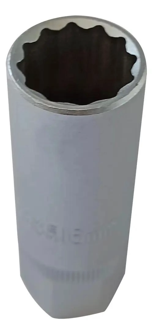 DADO POLIGONAL 16 MM PARA BUJIA CON TOMA DE 3/8 - 2