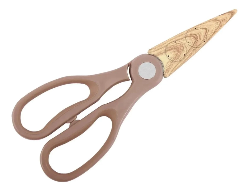 TIJERAS DE COCINA INOXIDABLE CON IMAN Y MANGO ERGONOMICO - 2