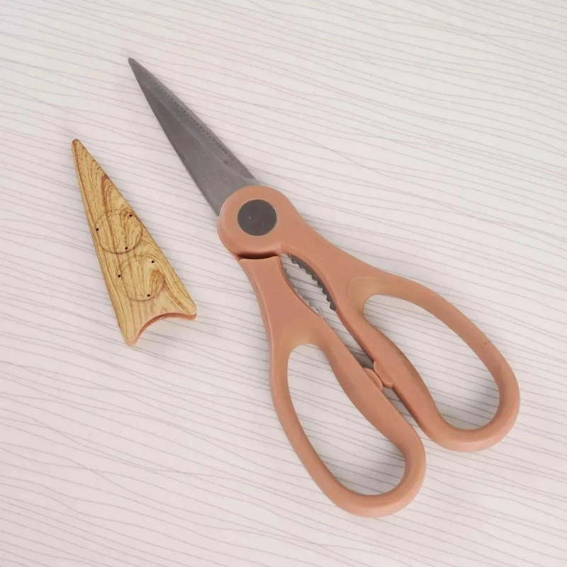 TIJERAS DE COCINA INOXIDABLE CON IMAN Y MANGO ERGONOMICO - 4