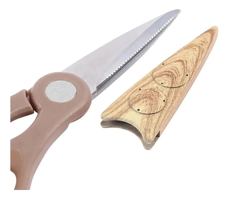 TIJERAS DE COCINA INOXIDABLE CON IMAN Y MANGO ERGONOMICO - 5
