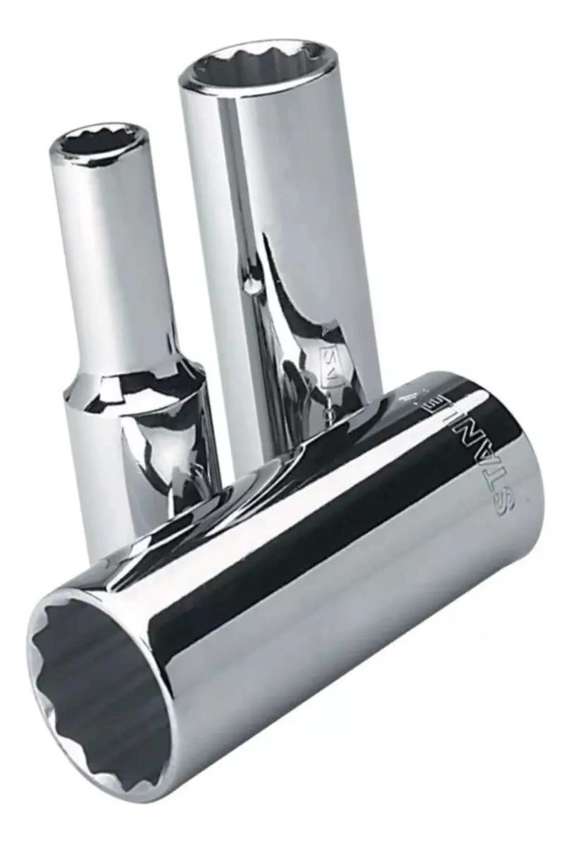 LLAVE DADO LARGO 12 PUNTAS 1/2' DR 25MM ACERO VANADIO - 2