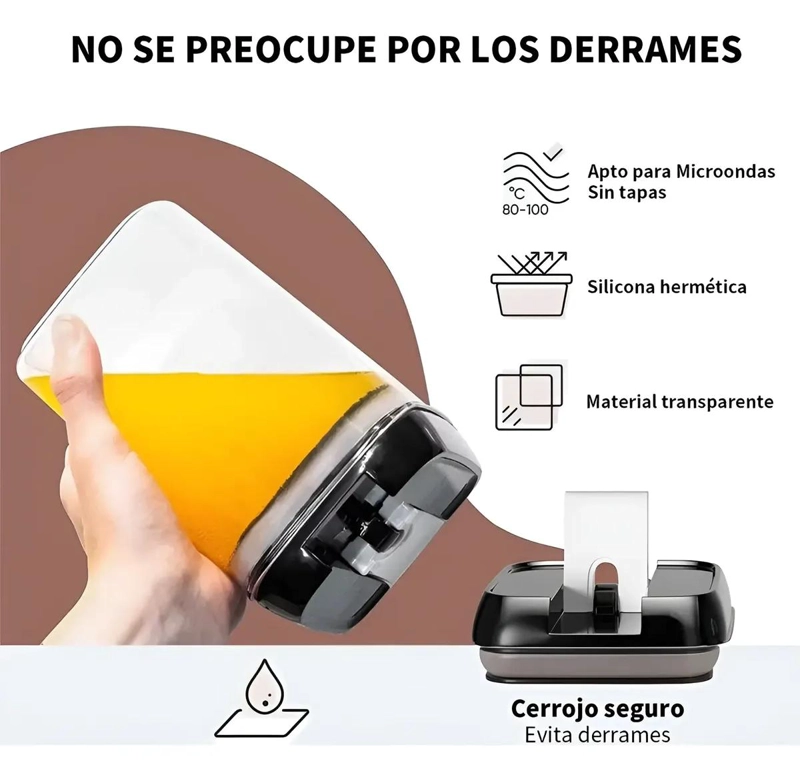 SET DE 7 CONTENEDORES HERME TICOS PARA ALIMENTOS DE COCINA - 9