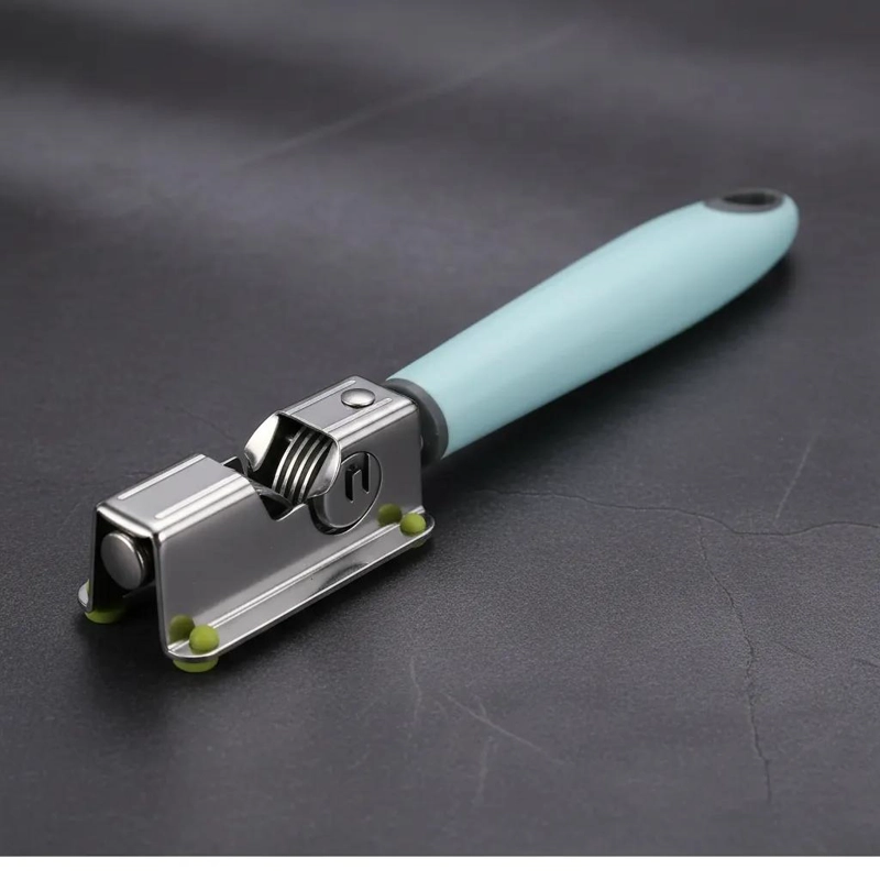 AFILADOR MANUAL DE CUCHILLOS EN ACERO INOXIDABLE CON DISEÑO ERGONOMICO - 4