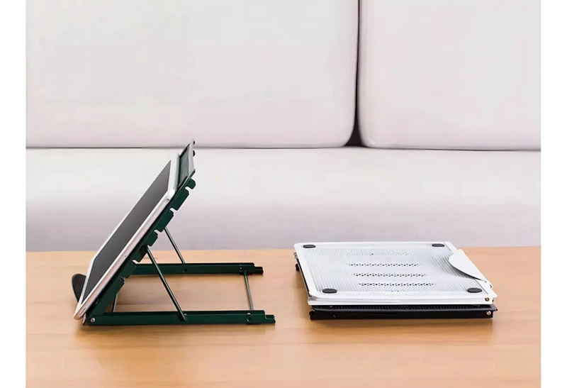 SOPORTE PLEGABLE DE ACERO PARA NOTEBOOK Y TABLETAS - 7