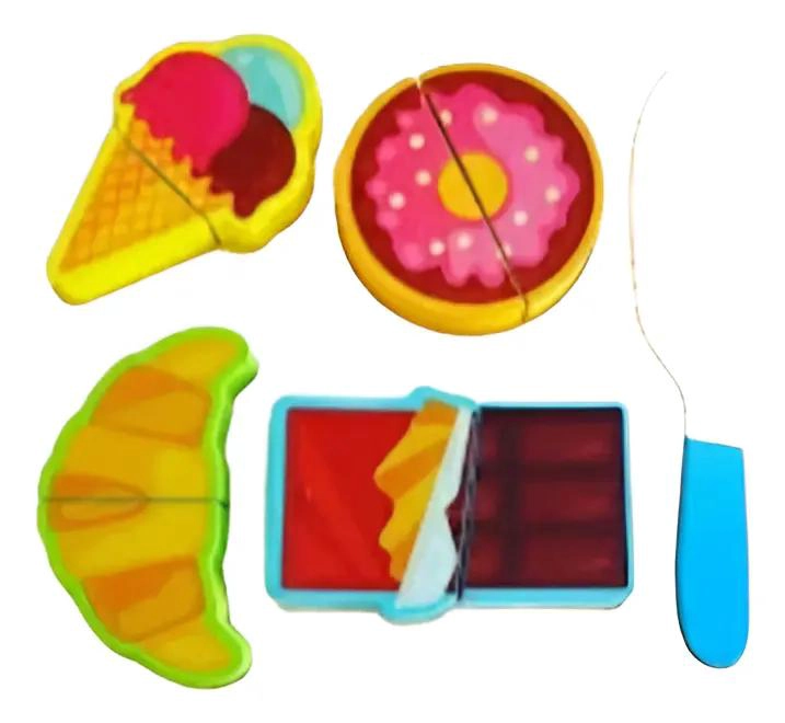 COCINA INFANTIL DIDACTICA DE MADERA CON FRUTAS Y VERDURAS - 7