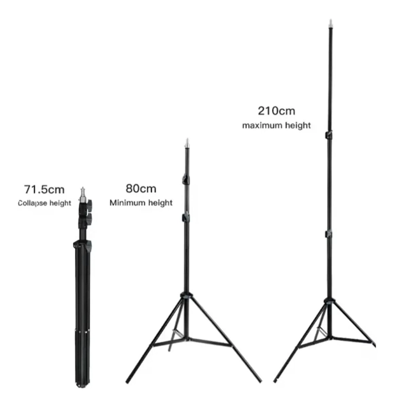 SOPORTE TRIPODE MULTIFUNCIONAL 2,1 METROS PARA ESTUDIO - 6