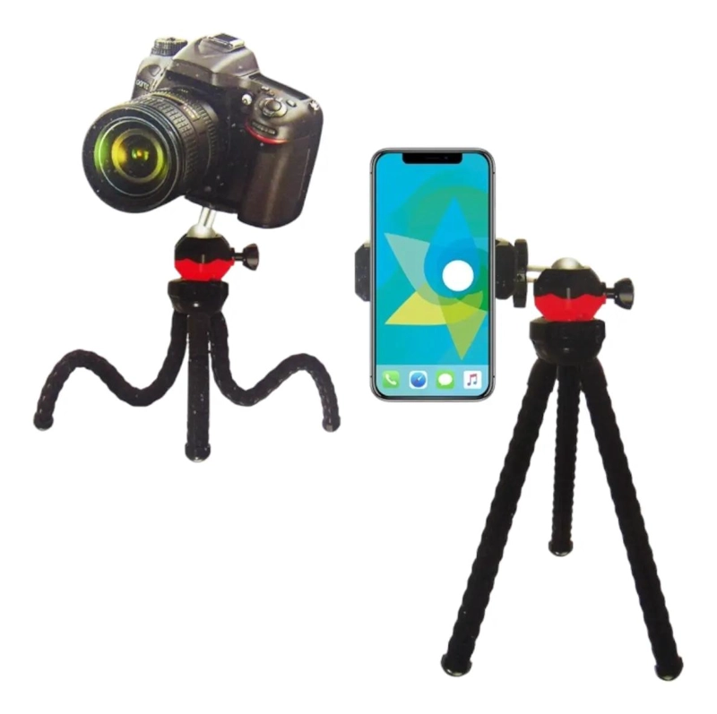 TRIPODE FLEXIBLE 360° PARA DISPOSITIVOS MOVILES Y CAMARAS - 2