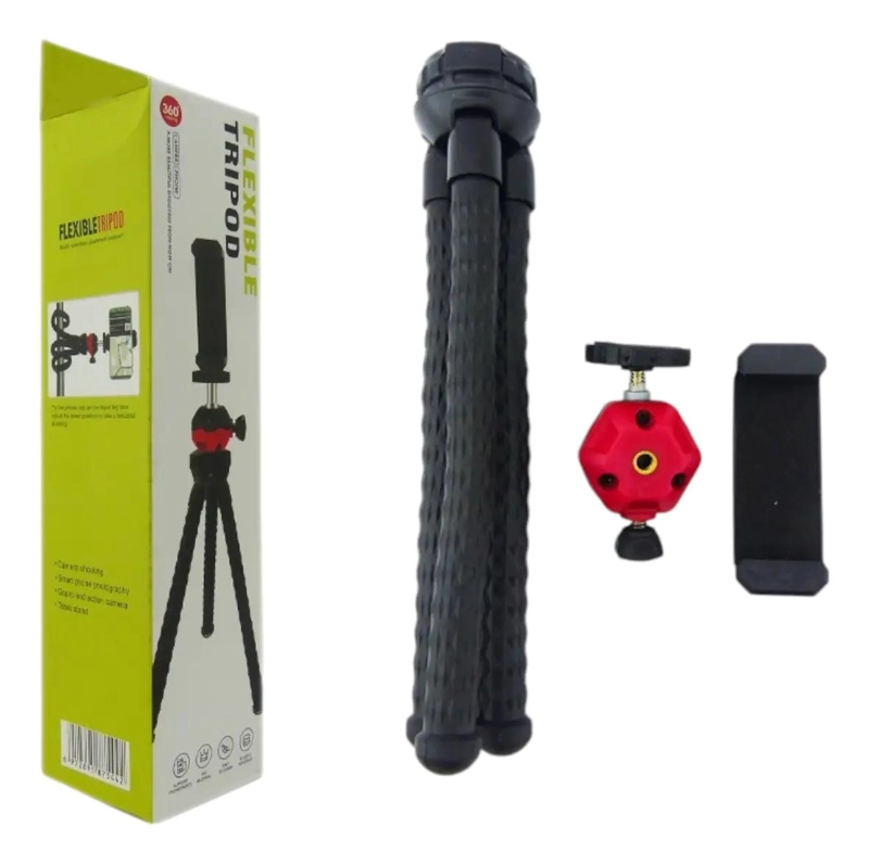 TRIPODE FLEXIBLE 360° PARA DISPOSITIVOS MOVILES Y CAMARAS - 3