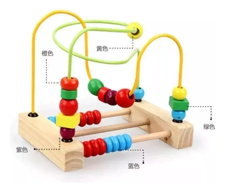 JUGUETE DIDACTICO DE MADERA PARA DESARROLLO INFANTIL - 10