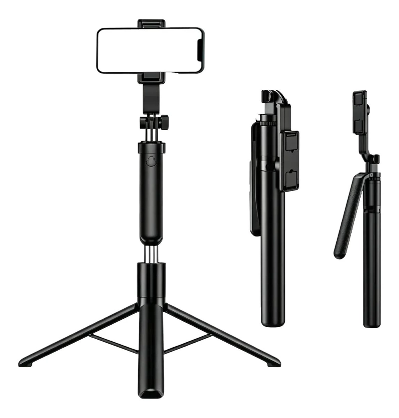 TRIPODE PARA CELULAR Y PALO SELFIE ESTABILIZADOR 170 CM - 1