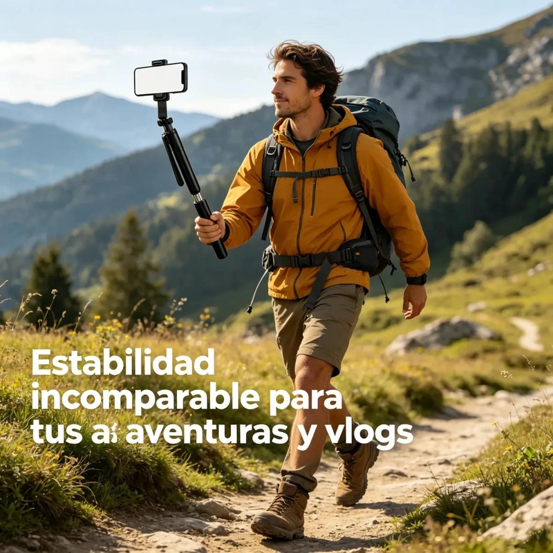 TRIPODE PARA CELULAR Y PALO SELFIE ESTABILIZADOR 170 CM - 7