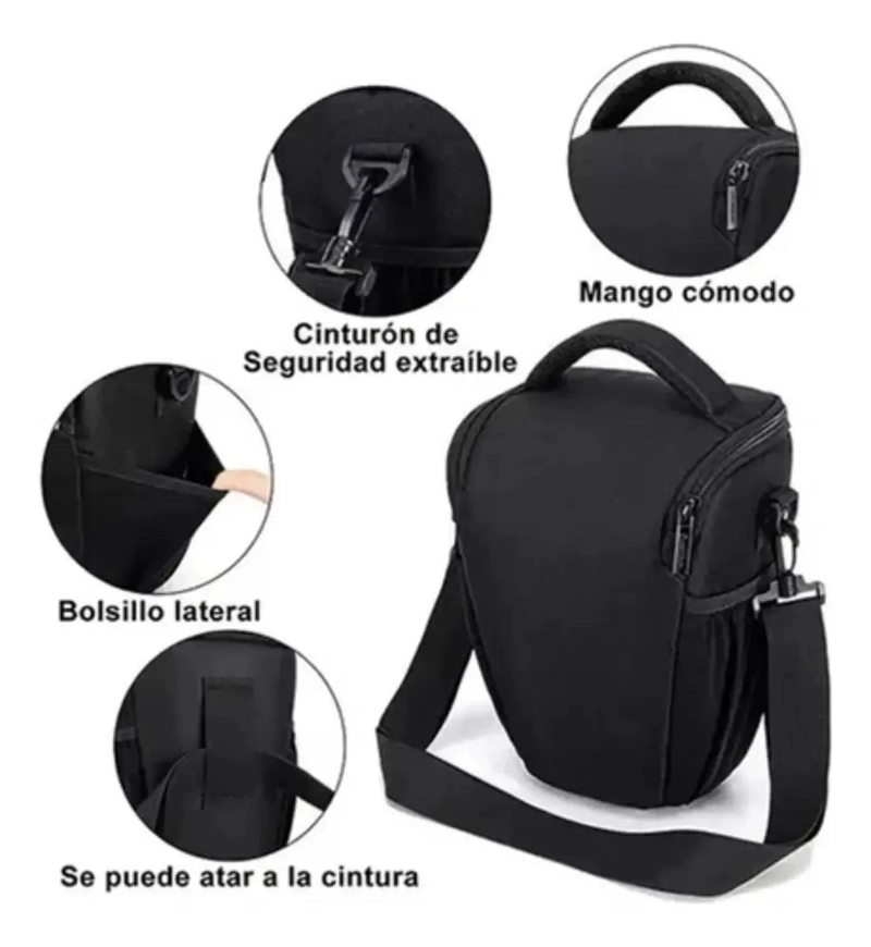 BOLSO ACOLCHADO PARA CAMARA SLR Y ACCESORIOS DE FOTOGRAFIA - 4