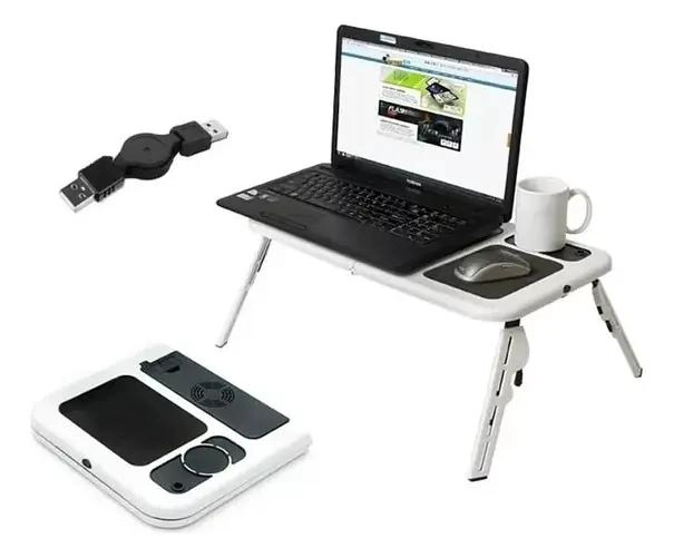 MESA PLEGABLE AJUSTABLE PARA USO DE COMPUTADORA PORTATIL - 2
