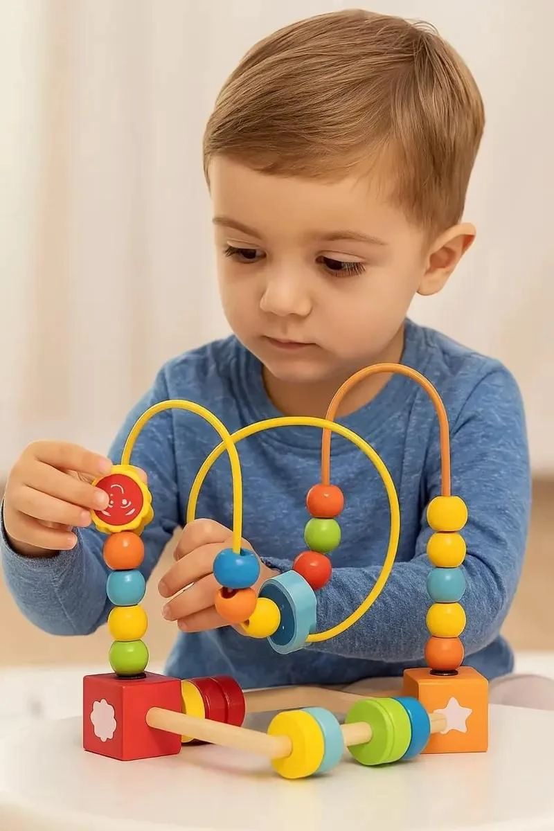 BLOQUES DE MADERA DIDACTICOS PARA DESARROLLO INFANTIL - 2
