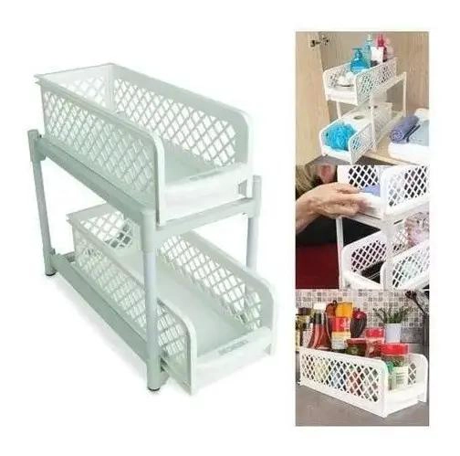 ORGANIZADOR EXTRAIBLE DE DOS NIVELES PARA COCINA Y BAÑO - 4