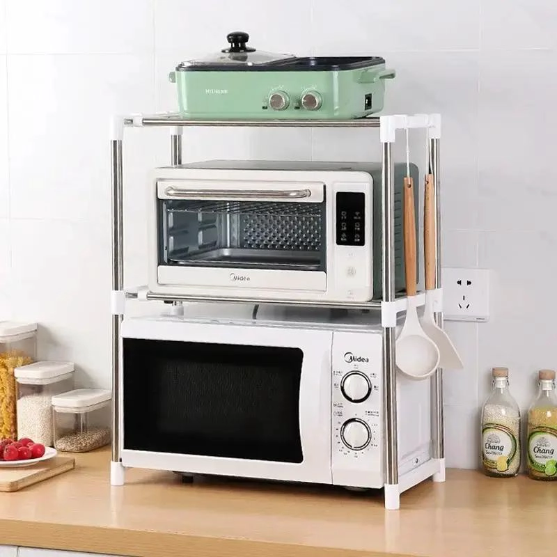 ESTANTE DE COCINA ORGANIZADOR PARA MICROONDAS Y UTENSILIOS - 3