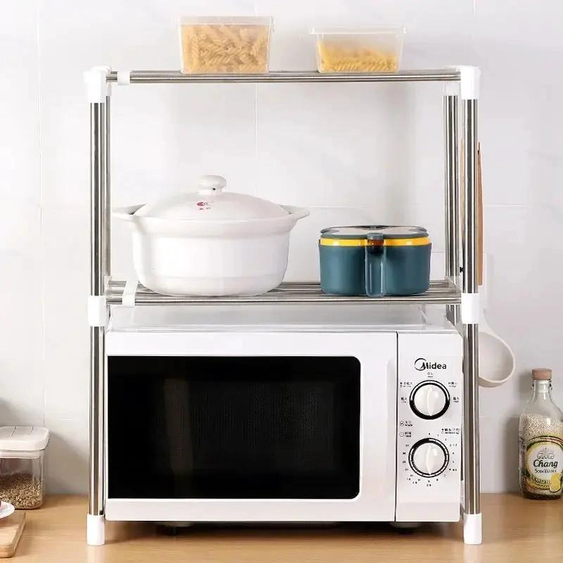 ESTANTE DE COCINA ORGANIZADOR PARA MICROONDAS Y UTENSILIOS - 5