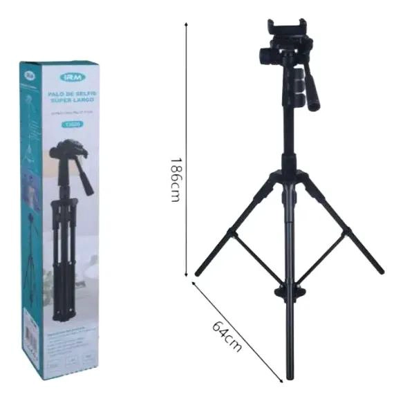 TRIPODE AJUSTABLE PARA CAMARA Y SMARTPHONE CON ESTABILIDAD - 3