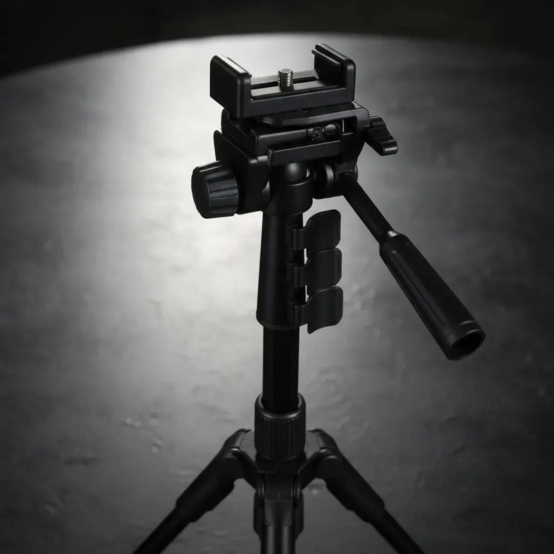 TRIPODE AJUSTABLE PARA CAMARA Y SMARTPHONE CON ESTABILIDAD - 5