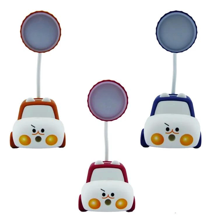 LAMPARA LED INFANTIL CON PORTA LAPIZ Y SACAPUNTAS - 3