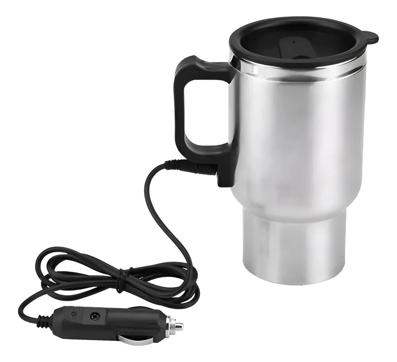 VASO TAZA TERMO PORTATIL DE ACERO INOXIDABLE PARA AUTO - 1