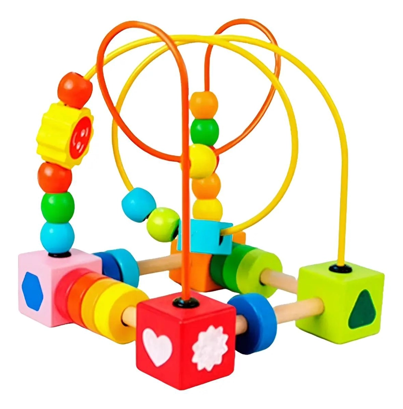 LABERINTO DIDACTICO DE MADERA PARA APRENDIZAJE INFANTIL - 1