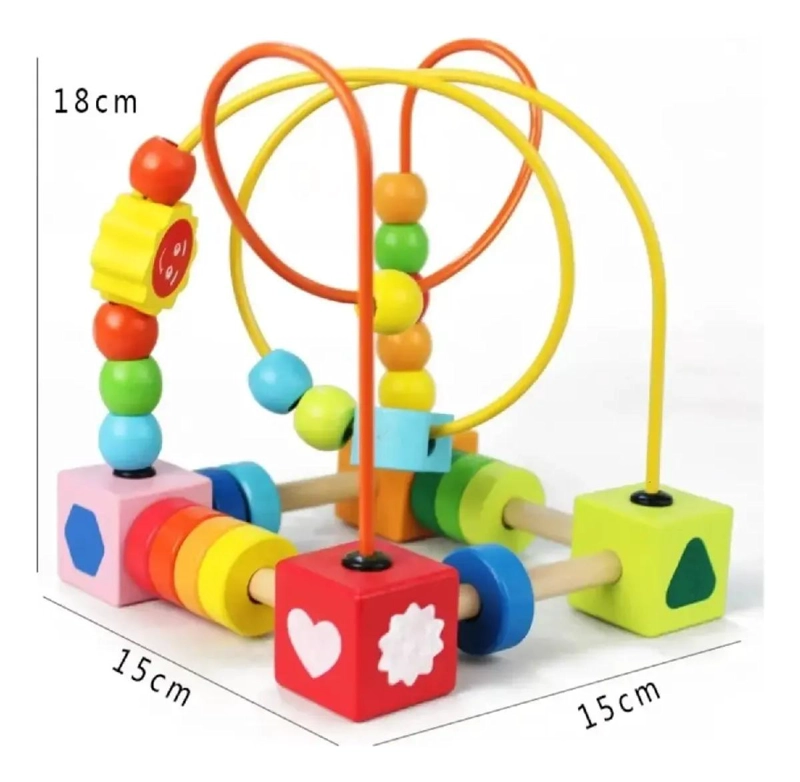 LABERINTO DIDACTICO DE MADERA PARA APRENDIZAJE INFANTIL - 2