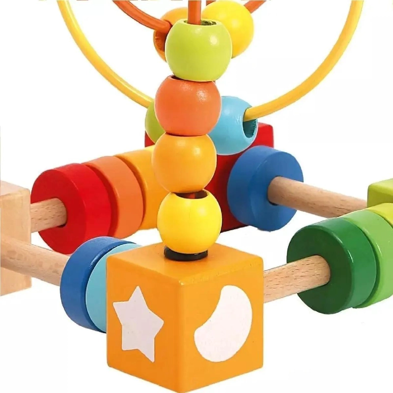 LABERINTO DIDACTICO DE MADERA PARA APRENDIZAJE INFANTIL - 4