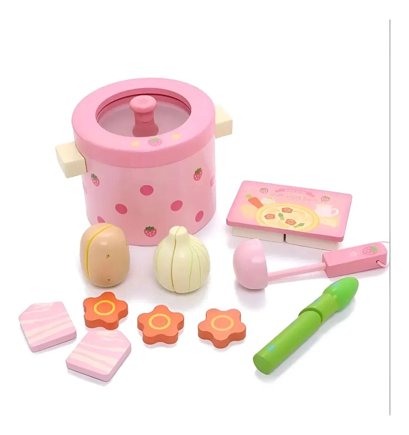OLLA DE JUGUETE DIDACTICA PARA COCINAR Y APRENDER - 1