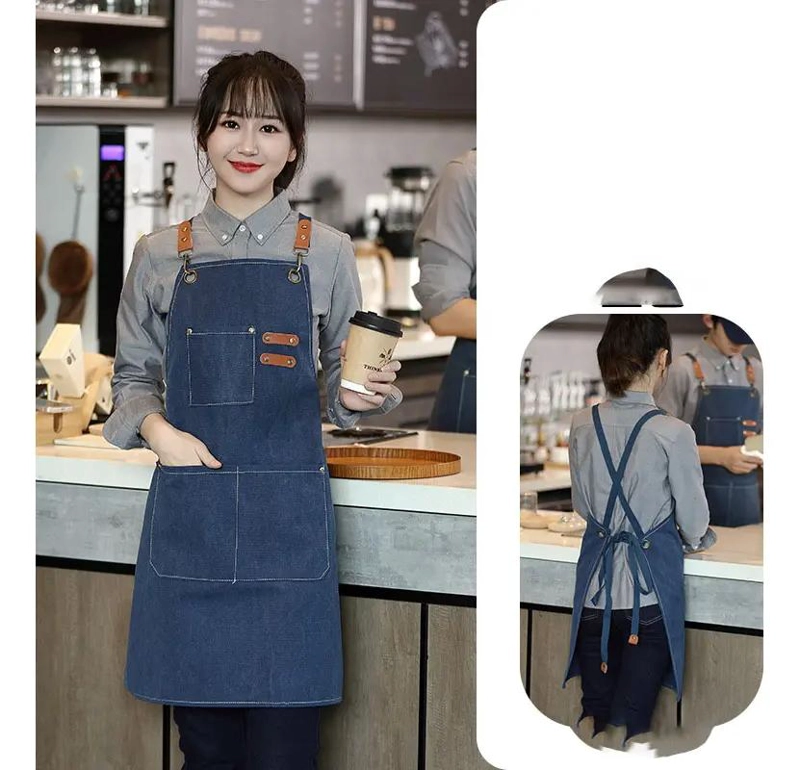 DELANTAL DE COCINA AJUSTABLE IMPERMEABLE MULTIUSOS PARA CHEF - 3