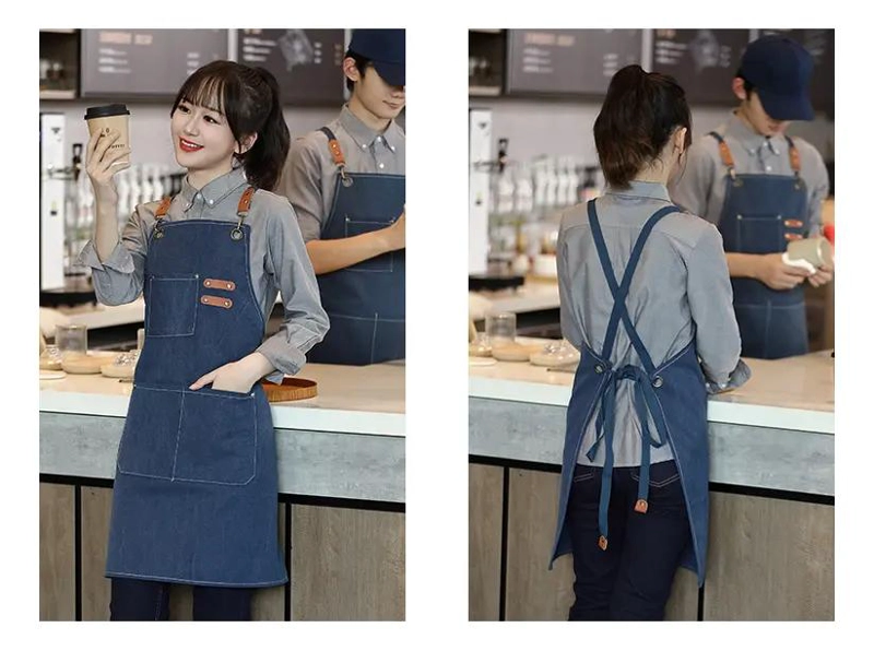 DELANTAL DE COCINA AJUSTABLE IMPERMEABLE MULTIUSOS PARA CHEF - 4