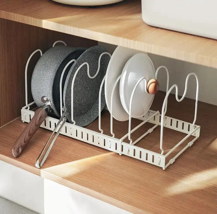 ESTANTE ORGANIZADOR DE COCINA PARA OLLAS Y SARTENES - 7