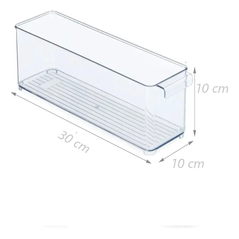 CONTENEDOR ORGANIZADOR PARA REFRIGERADOR CON TAPA TRANSPARENTE - 2