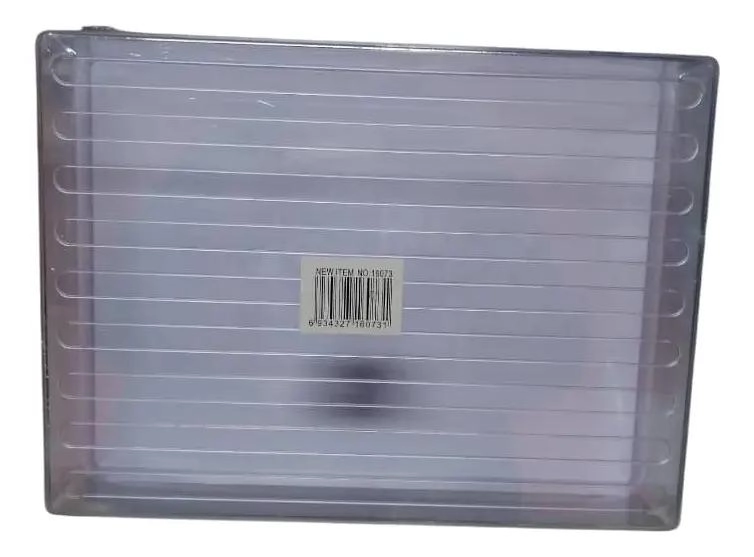 CONTENEDOR ORGANIZADOR RECTANGULAR PARA REFRIGERADOR CON TAPAS - 2